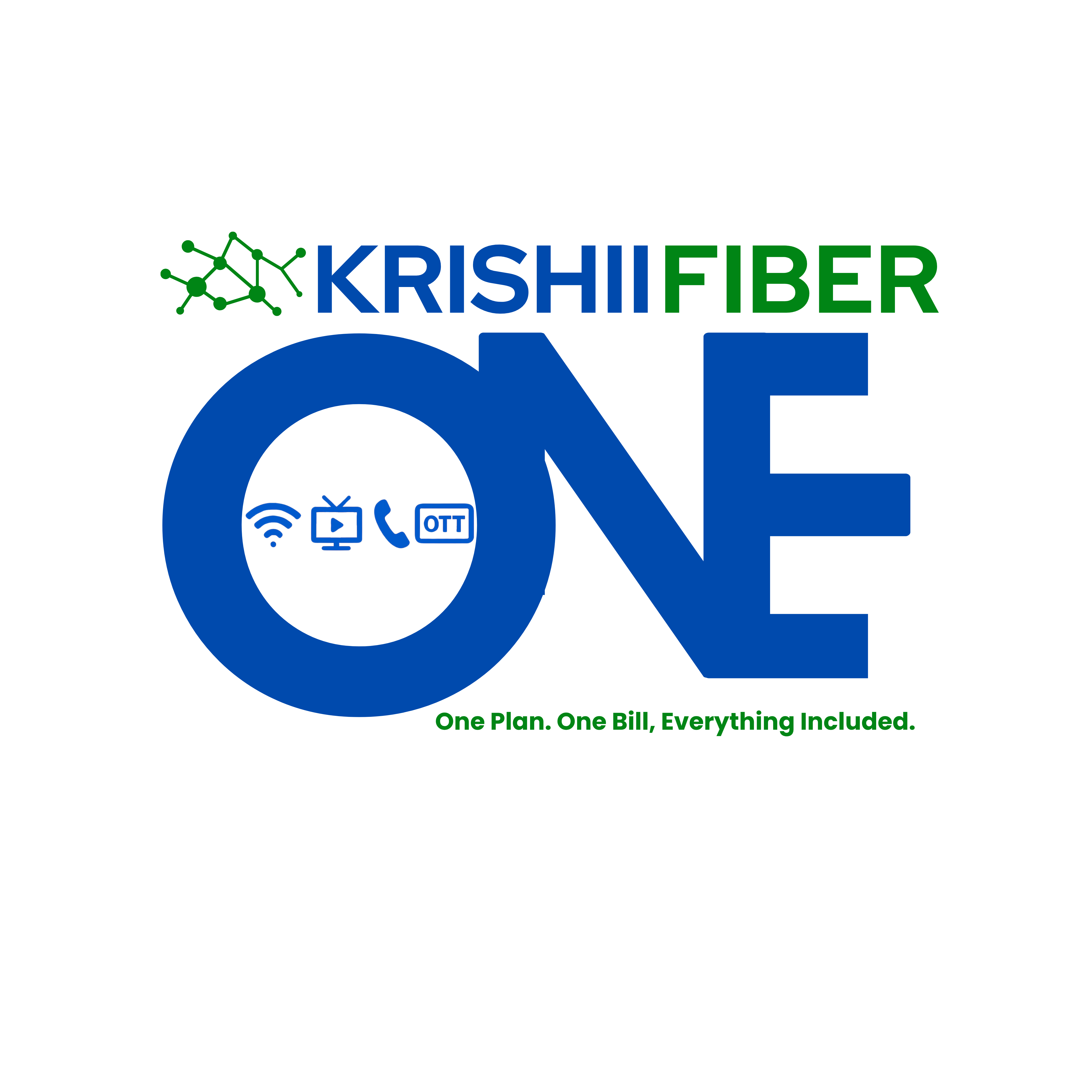 KRISHII FIBER ONE logo